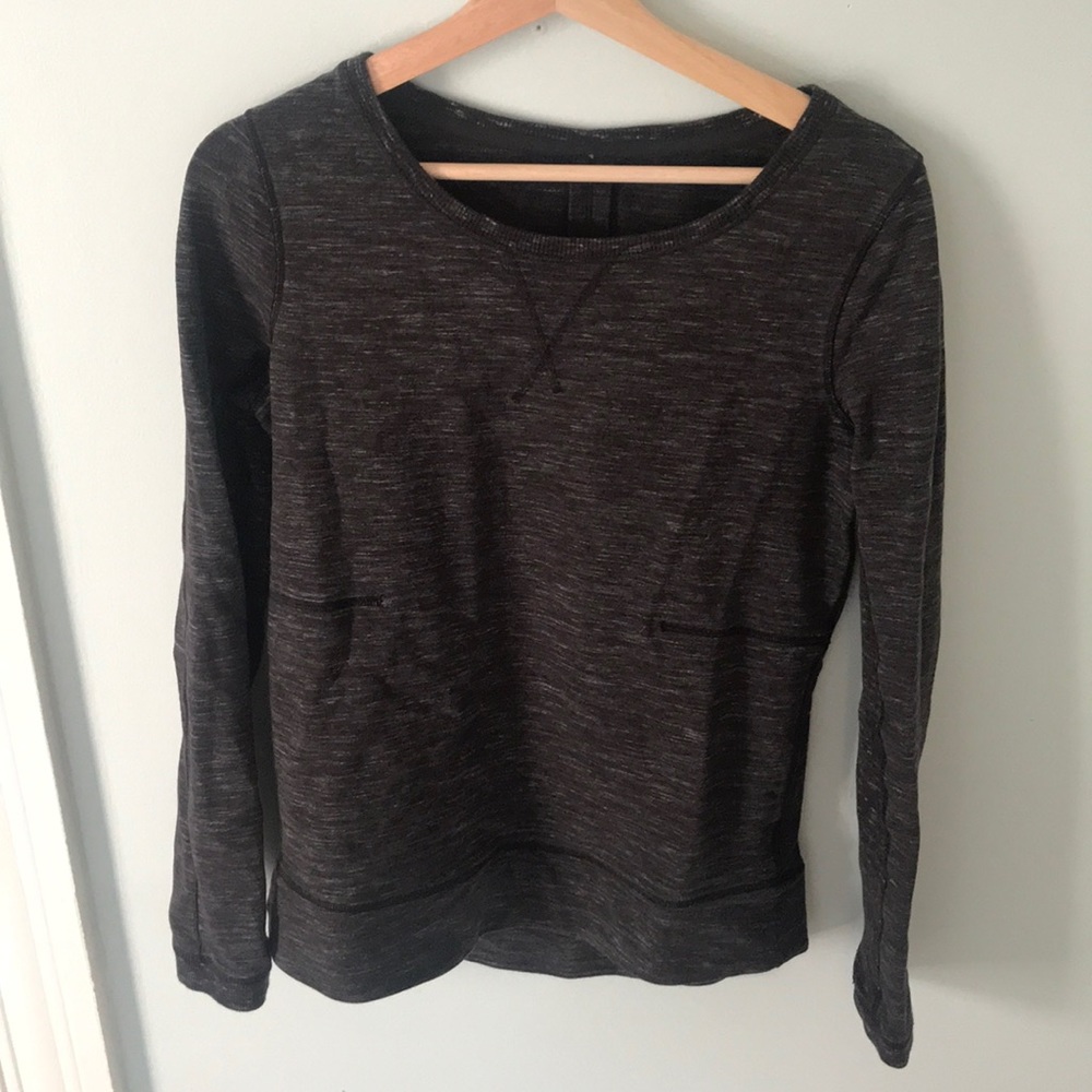 Lululemon Sweatshirt - Speckled Black - 6